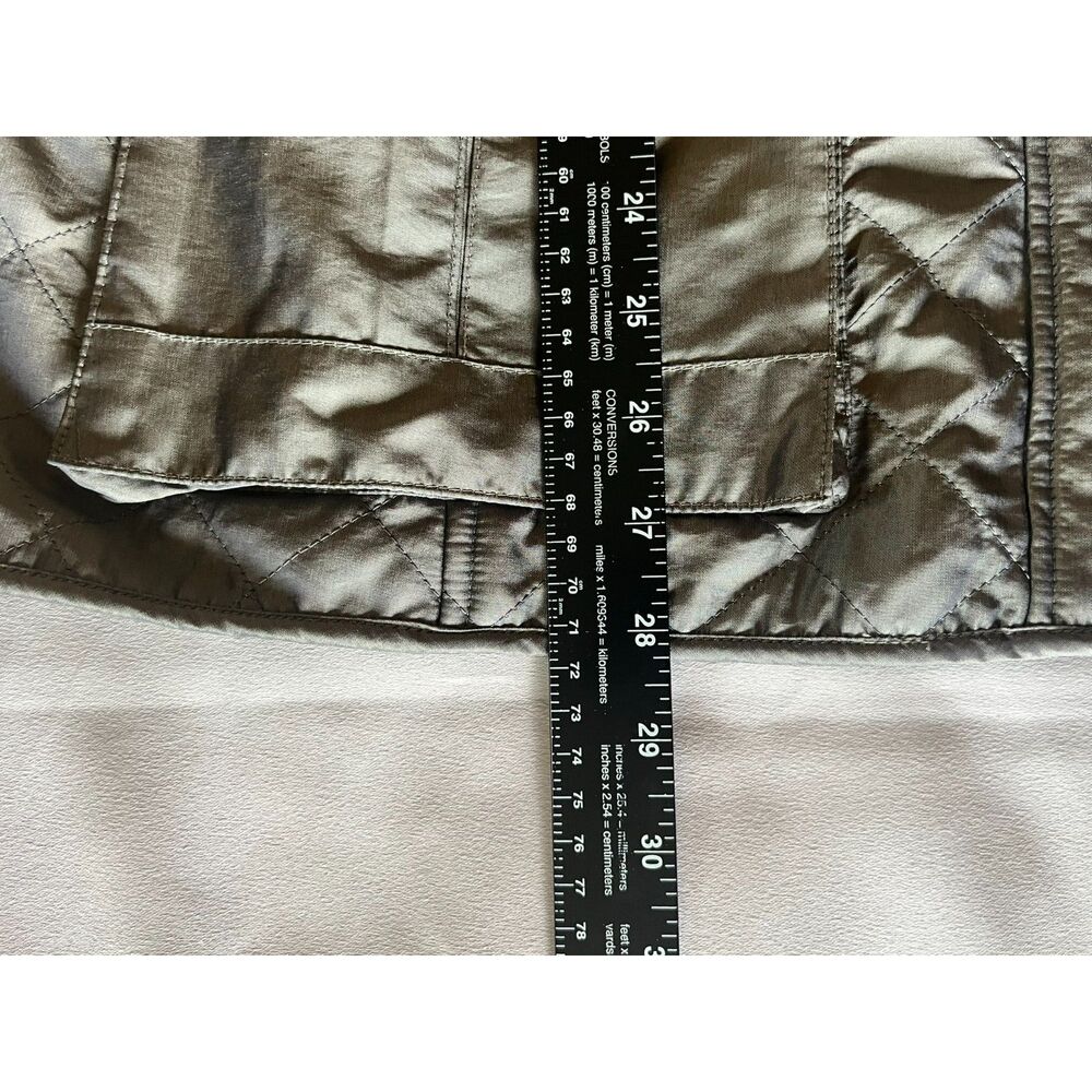 Pendleton Lightweight Gray Silver Puffer Anorak Q… - image 12